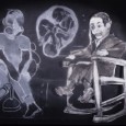 アトランティス・アンバウンド 監督:ローリー・ハイリス (US) 遺伝子科学の研究、優生学を通して人類の改善を図るという野望を持ち物議をかもしたダーウィンの従兄弟、フランシス・ガルトンを描いたフランシス・ベーコンの小説をモチーフに、映画制作者自身のペインティングをムービング・イメージとして16ミリ映画で表現したニューヨーク、ローリー・ハイリスの作品。 More on Lori Hiris and Altantis Unbound